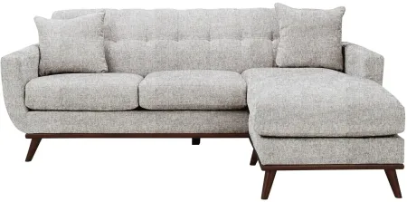 Milo Reversible Sofa Chaise in Elliot Smoke by H.M. Richards