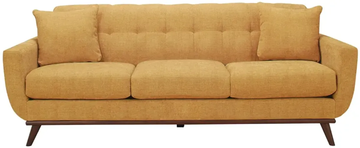 Milo Sofa in Elliot Sunflower by H.M. Richards