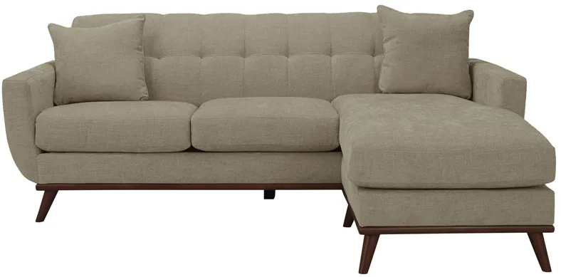 Milo Reversible Sofa Chaise in Santa Rosa Linen by H.M. Richards