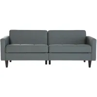 Covington Futon Sofa with Storage in Gray by HUDSON GLOBAL MARKETING USA