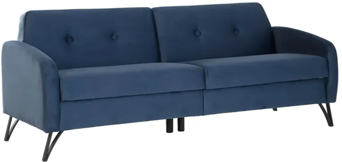 Covington Tufted Futon Sofa with Storage