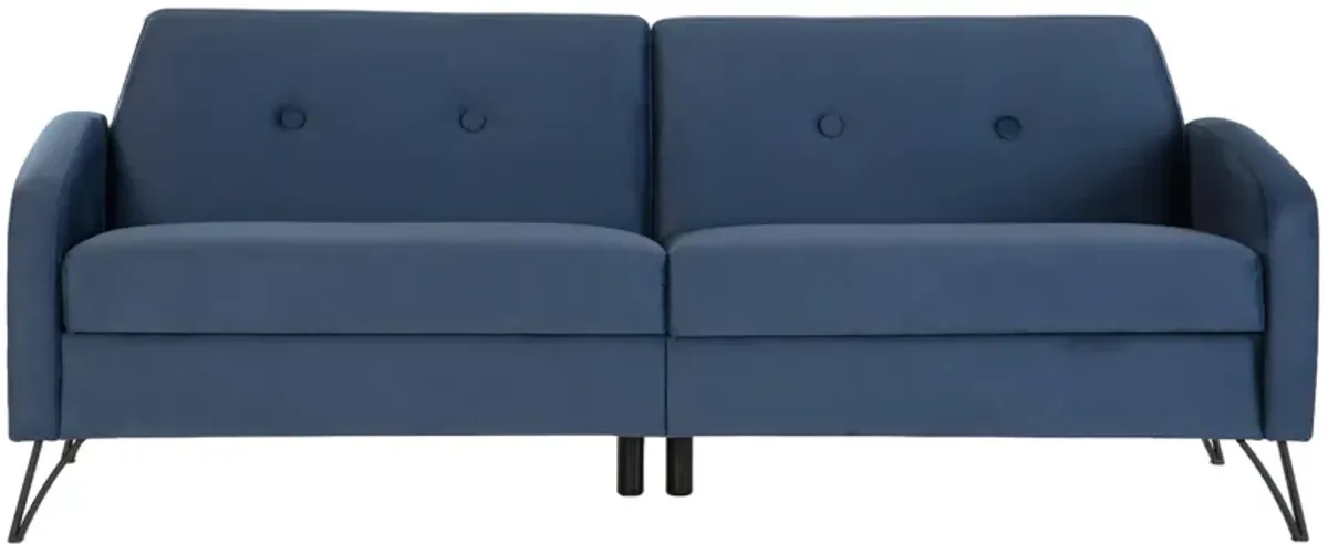 Covington Tufted Futon Sofa with Storage