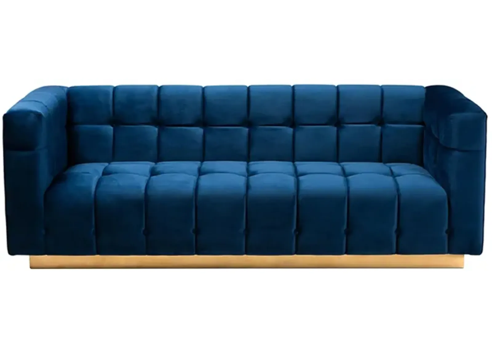 Loreto Sofa in Blue/Gold by Wholesale Interiors