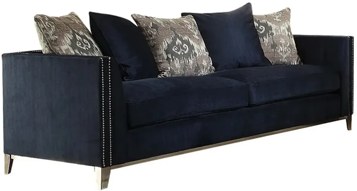 Matsdoter Sofa in Blue by HomeRoots