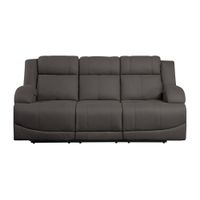 Brennen Power Reclining Sofa in Chocolate by Homelegance