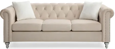 Raisa Sofa in Beige by Glory Furniture