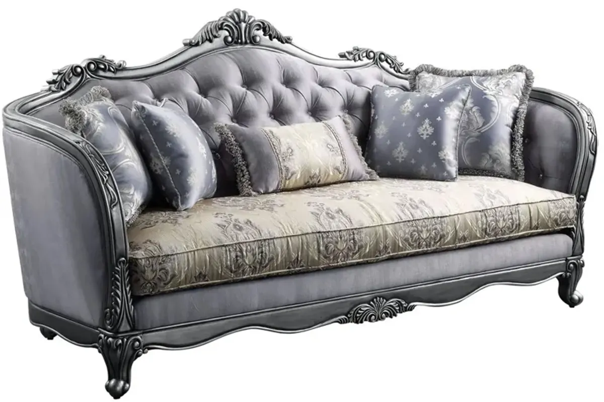 Duynie Sofa in Platinum by HomeRoots