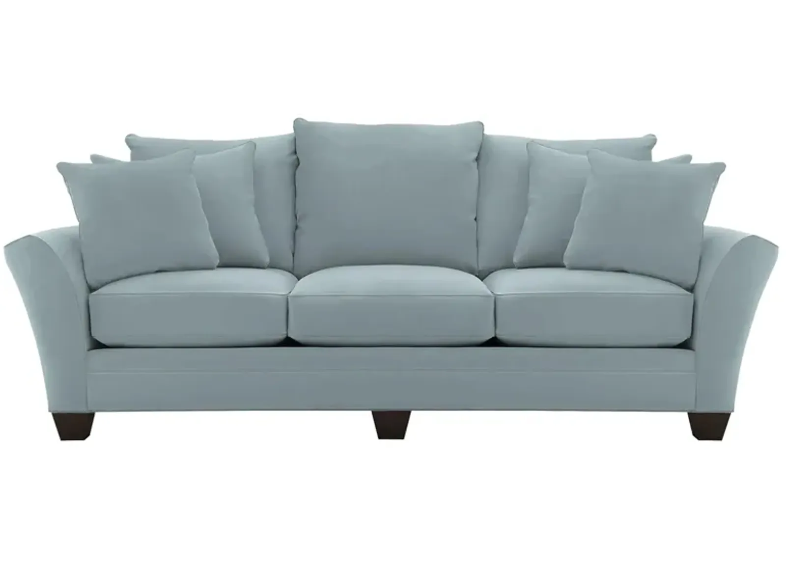 Briarwood Sofa in Suede So Soft Hydra by H.M. Richards