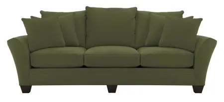 Briarwood Sofa in Suede So Soft Pine by H.M. Richards