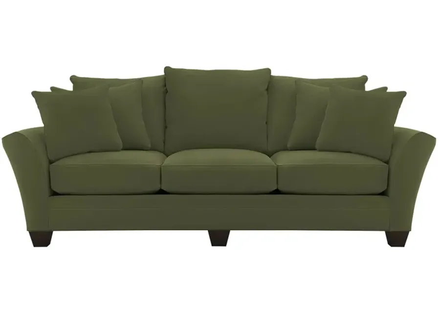 Briarwood Sofa in Suede So Soft Pine by H.M. Richards