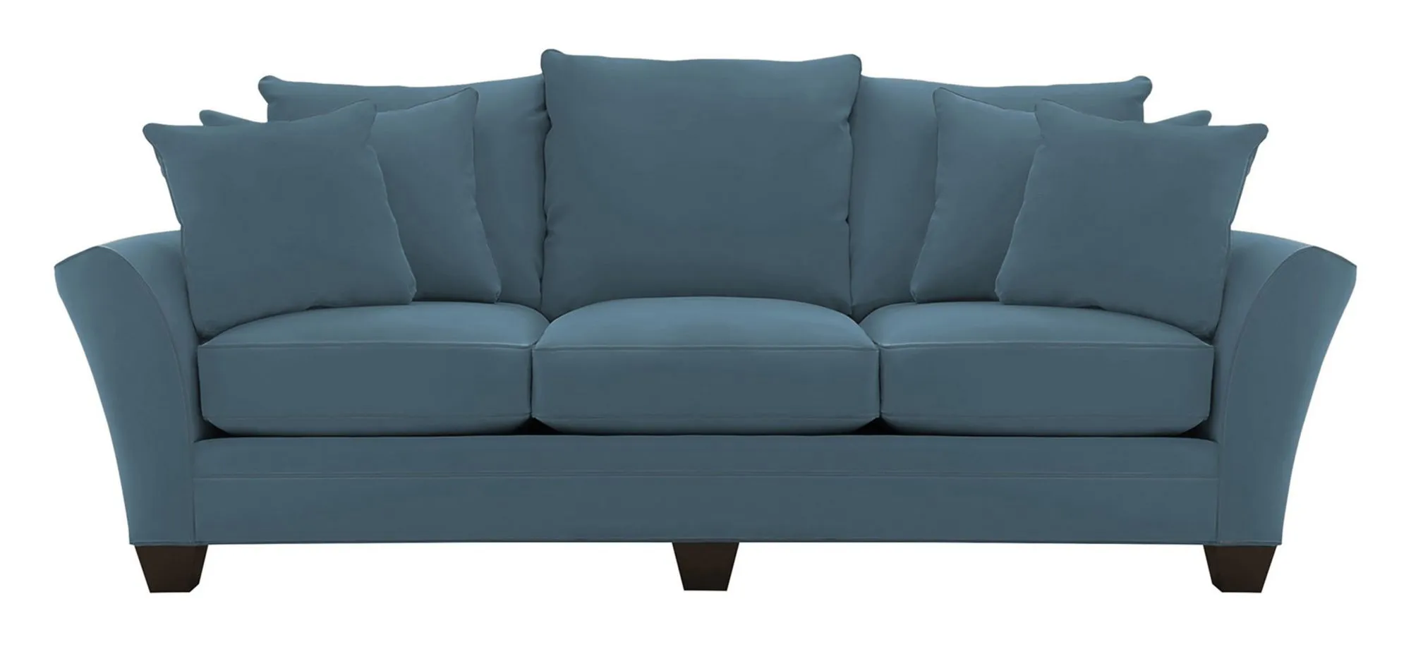 Briarwood Sofa in Suede So Soft Lagoon by H.M. Richards