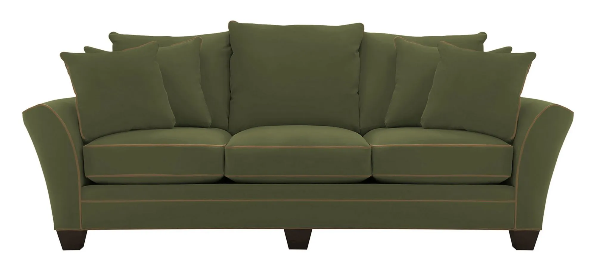 Briarwood Sofa in Suede So Soft Pine/Khaki by H.M. Richards