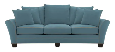 Briarwood Sofa in Suede So Soft Indigo/Mineral by H.M. Richards