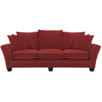 Briarwood Sofa in Suede So Soft Cardinal/Mineral by H.M. Richards