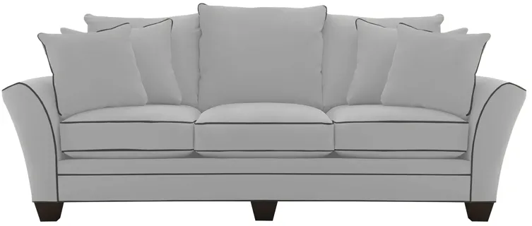 Briarwood Sofa in Suede So Soft Platinum/Slate by H.M. Richards