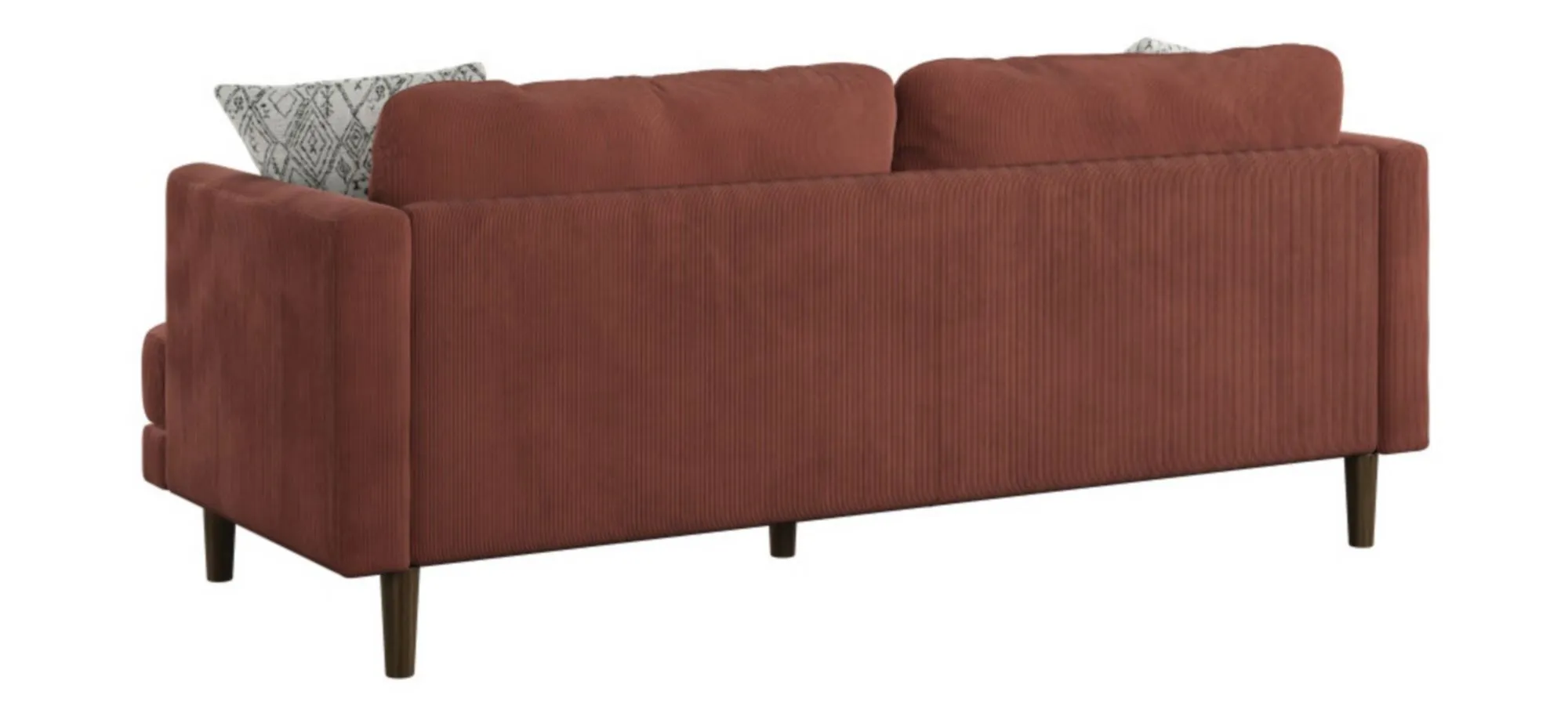 Juno Sofa in paprika by Emerald Home Furnishings