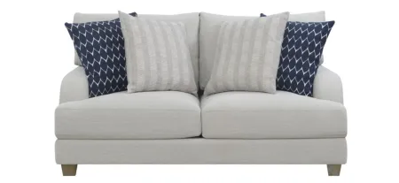 Laney Loveseat in harbor gray by Emerald Home Furnishings