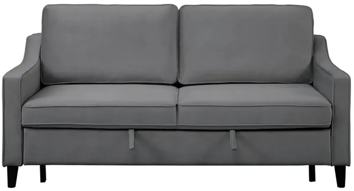 Dickinson Convertible Sofa in Dark Gray by Homelegance