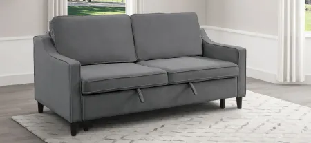 Dickinson Convertible Sofa in Dark Gray by Homelegance