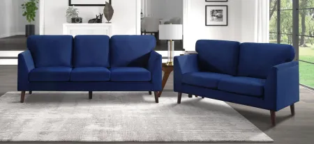 Kingston Sofa in Blue by Homelegance