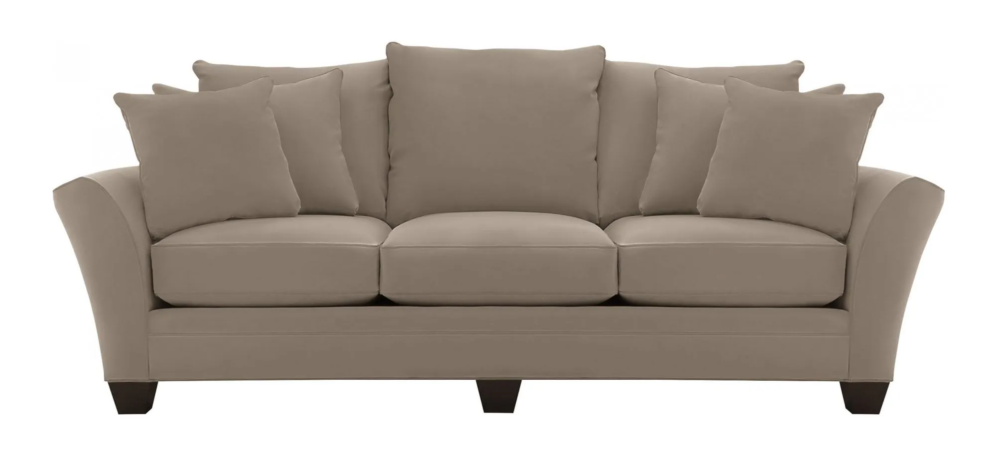 Briarwood Sofa in Suede So Soft Mineral by H.M. Richards