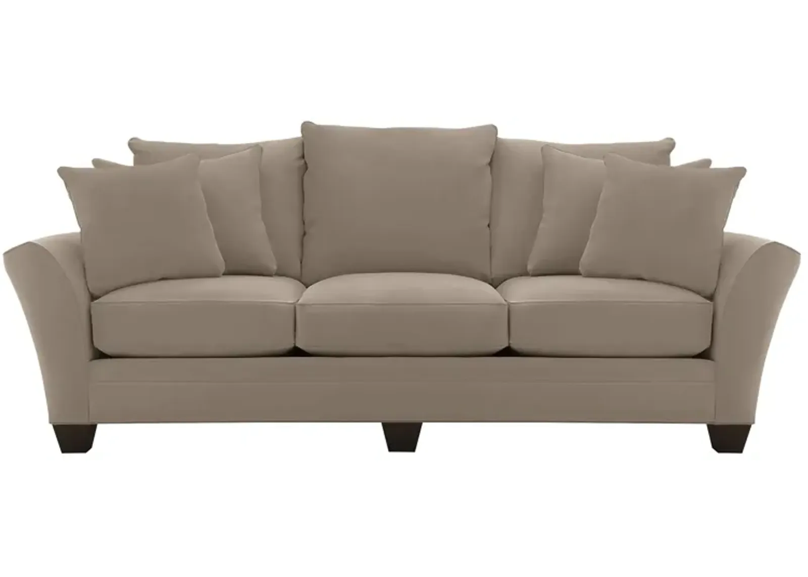 Briarwood Sofa in Suede So Soft Mineral by H.M. Richards