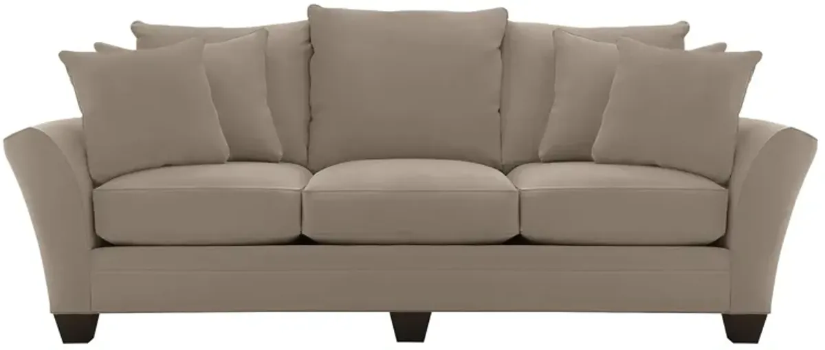 Briarwood Sofa in Suede So Soft Mineral by H.M. Richards