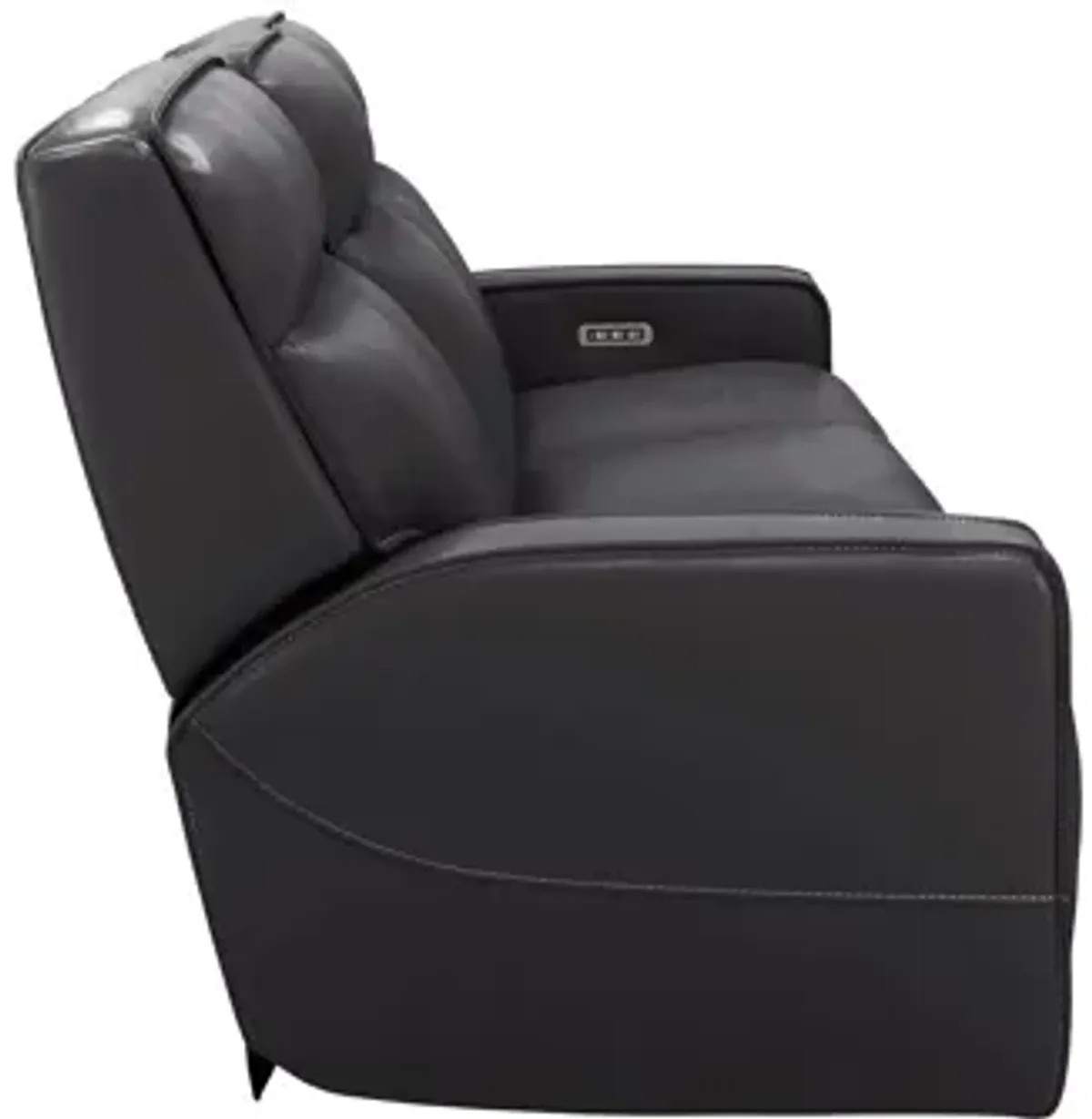 Beckett Power Sofa w/ Power Headrest and Lumbar Support