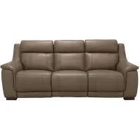 Griffith Power Sofa w/ Power Headrest in Brown by Bellanest