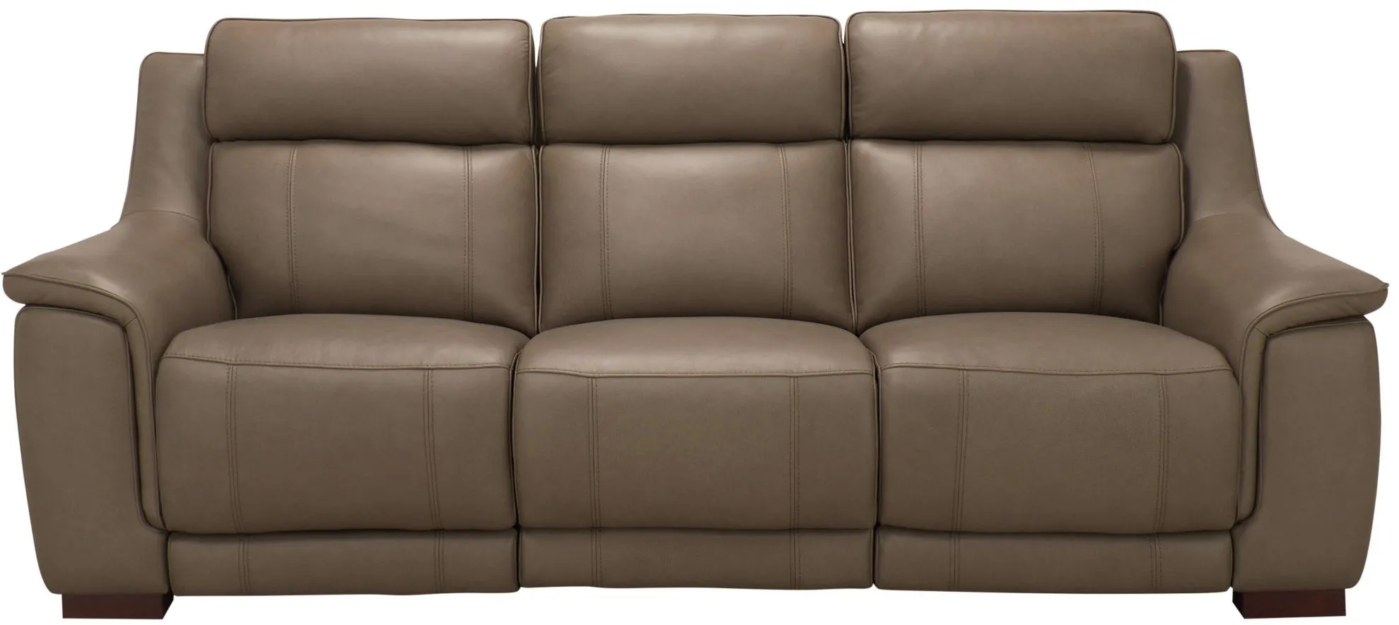 Griffith Power Sofa w/ Power Headrest in Brown by Bellanest