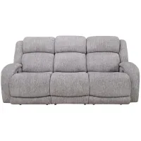 Zane Power Sofa w/ Drop Down Table, Power Headrest and Power Lumbar in Gray by Bellanest