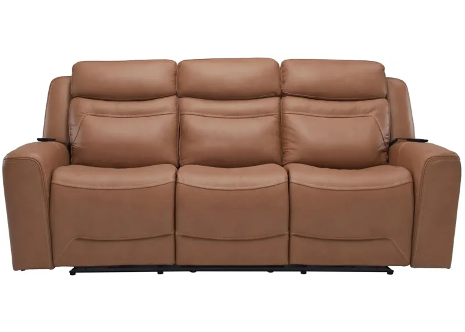 Morgenthal Power Sofa w/Power Headrest, Lumbar, Heat and Massage