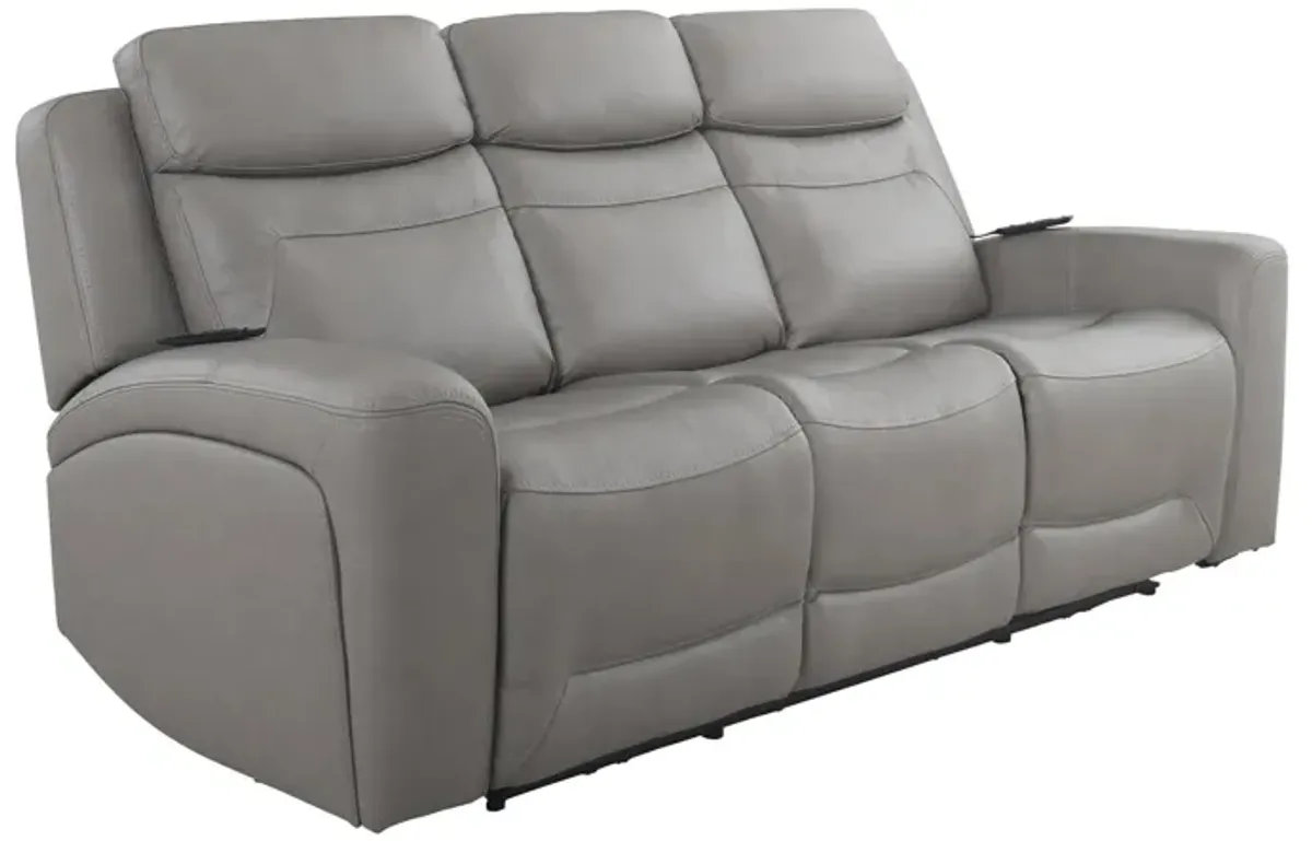 Morgenthal Power Sofa w/Power Headrest, Lumbar, Heat and Massage