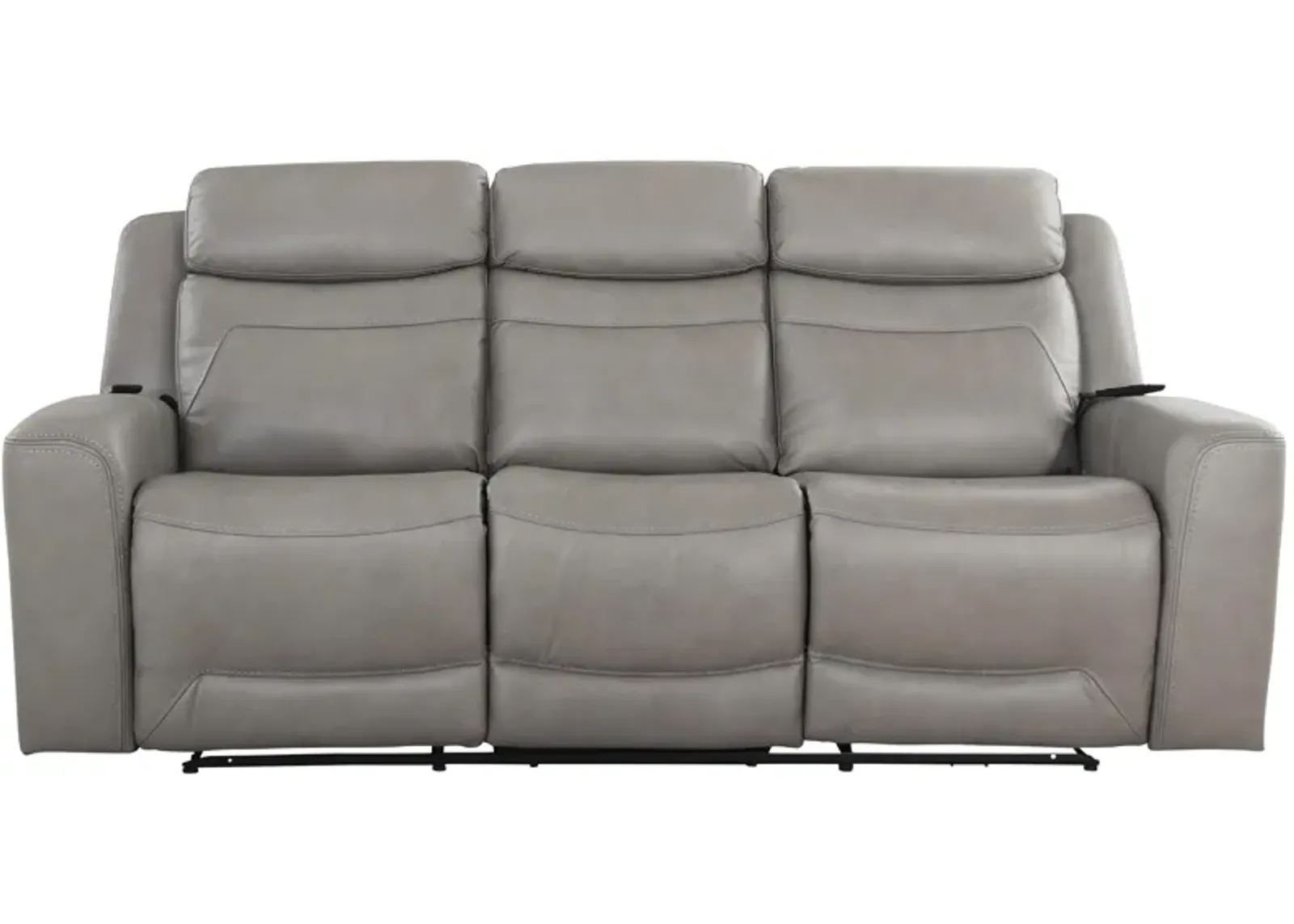 Morgenthal Power Sofa w/Power Headrest, Lumbar, Heat and Massage