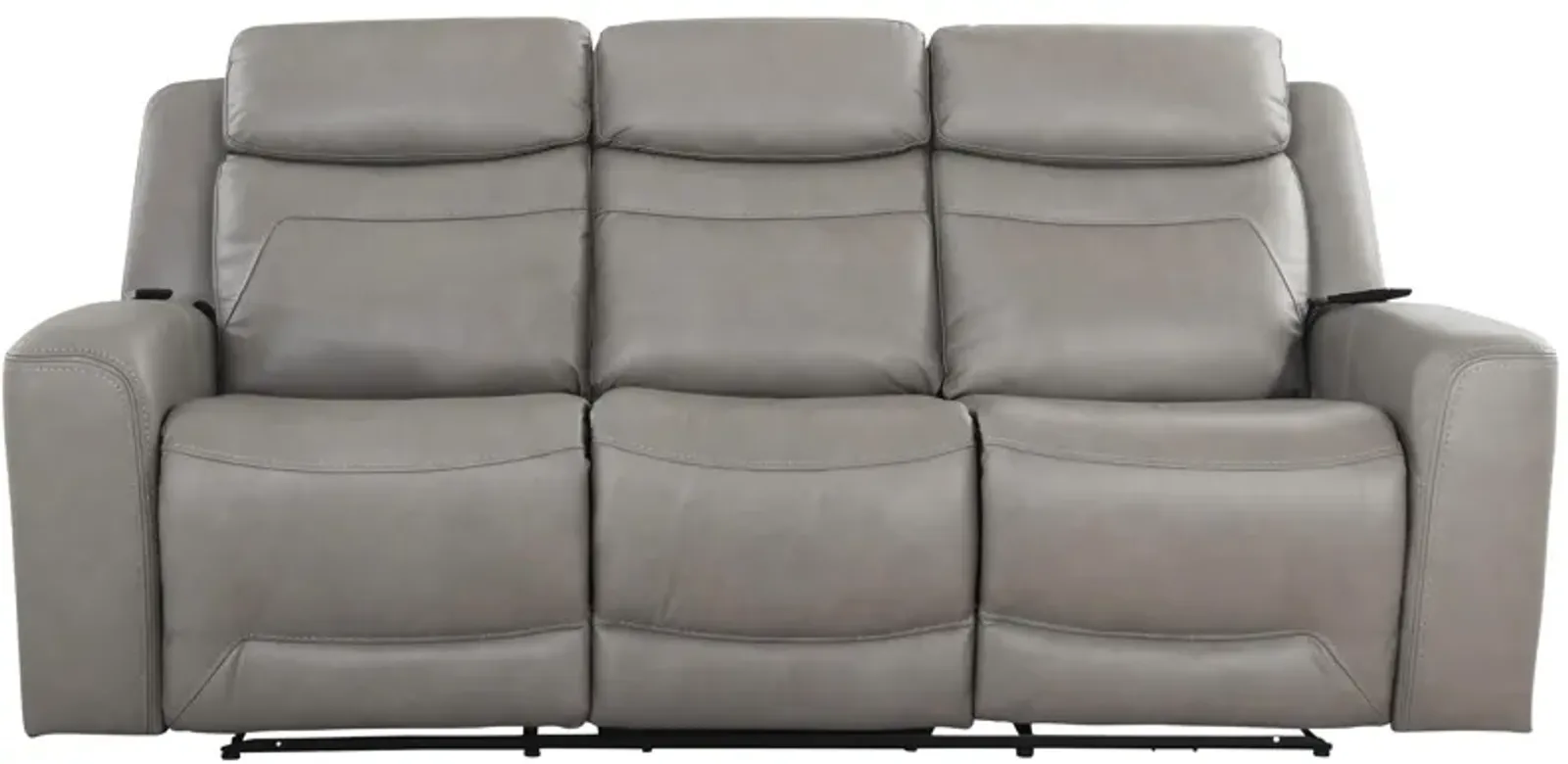 Morgenthal Power Sofa w/Power Headrest, Lumbar, Heat and Massage