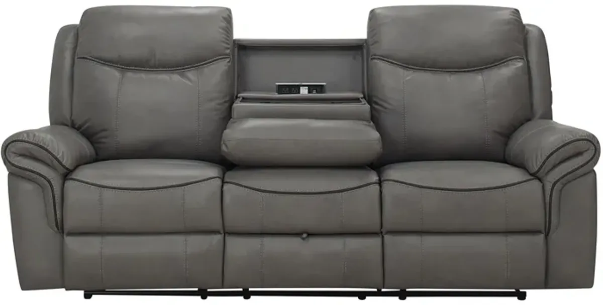 Ross Reclining Sofa W/ Drop Down Table