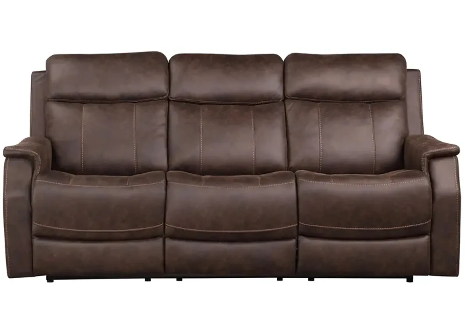 Valencia Dual Power Reclining Sofa in Walnut by Steve Silver Co.