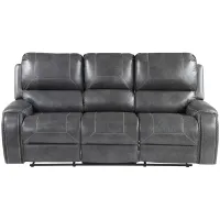 Keily Manual Recliner Sofa in Grey by Steve Silver Co.