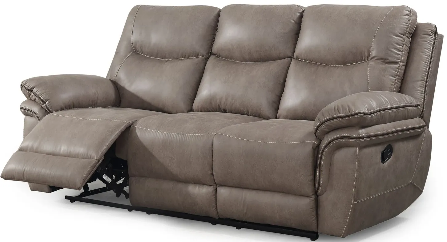 Isabella Recliner Sofa in Sand by Steve Silver Co.