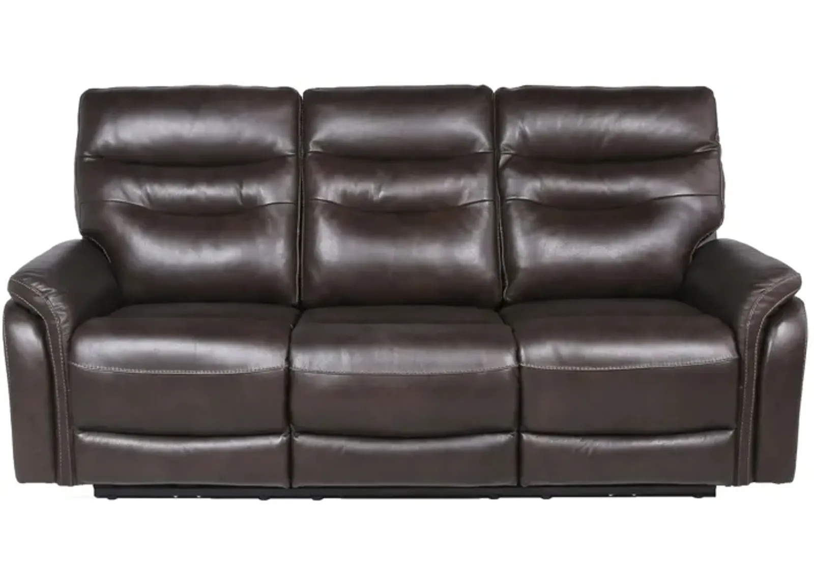 Fortuna Power Recliner Sofa in Dark Brown by Steve Silver Co.