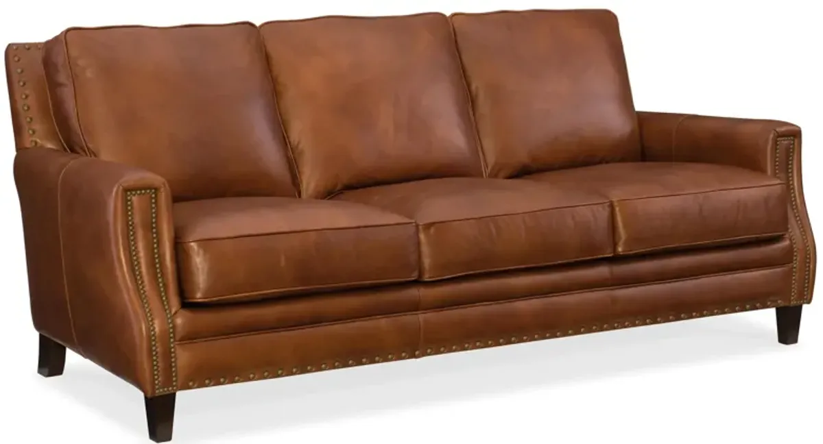 Exton Sofa in Brown by Hooker Furniture