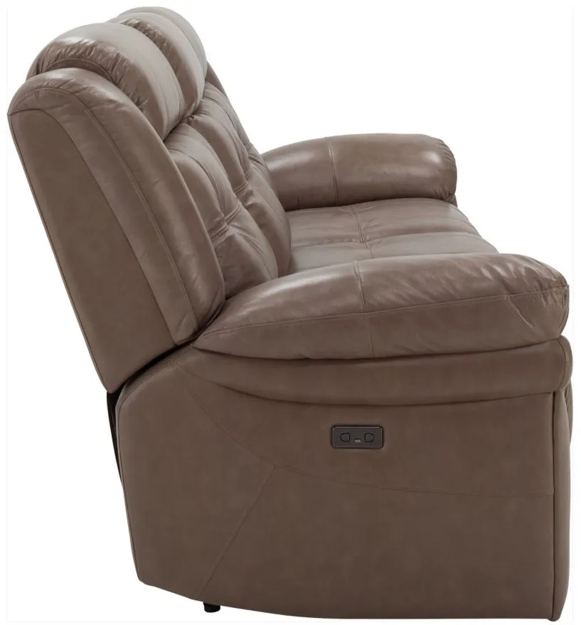 Gorton Leather Power Sofa