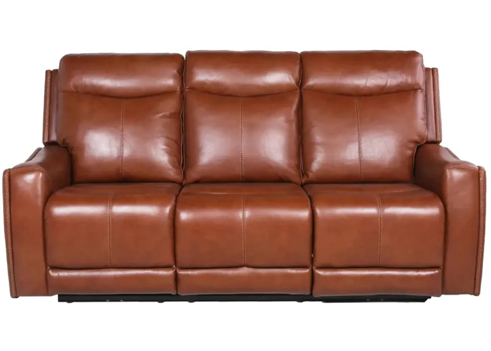 Natalia Power Recliner Sofa in Caramel by Steve Silver Co.