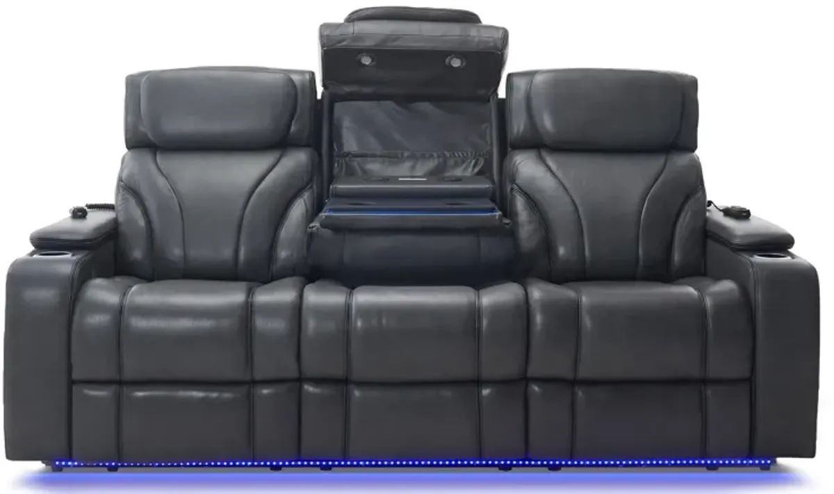 Avis Zero Gravity Power Sofa w/ Power Headrest, Lumbar, Heat and Massage