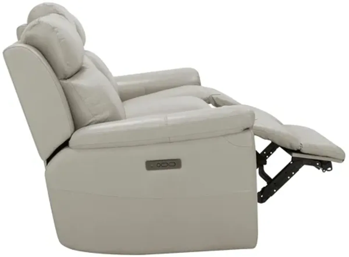 Dryden Leather Power Sofa w/ Power Headrest