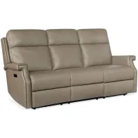 Vaughn Zero Gravity Sofa with Power Headrest in Shattered Stone by Hooker Furniture