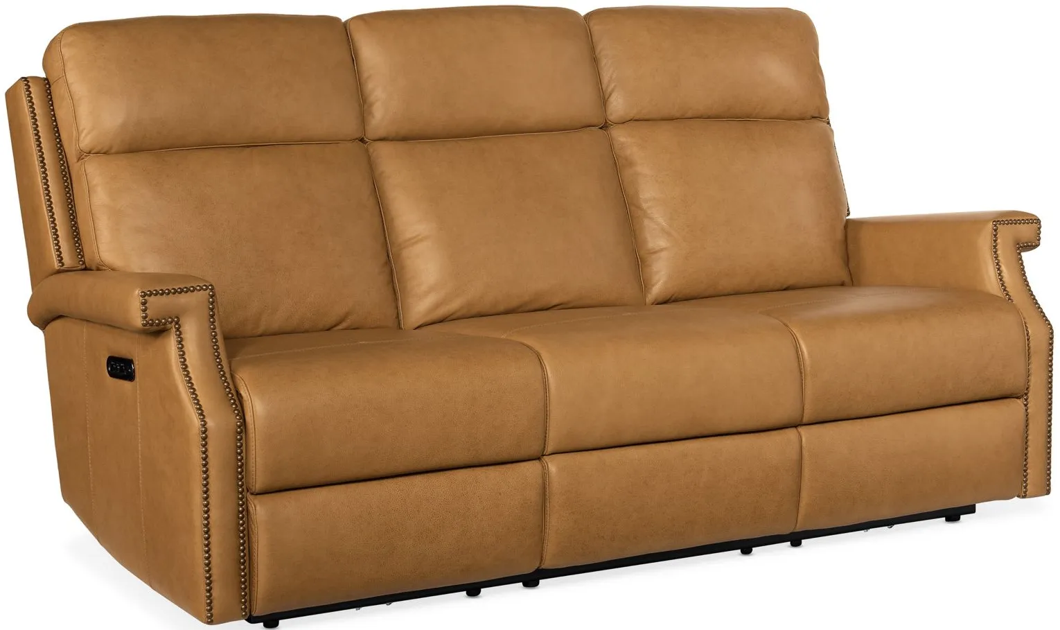 Vaughn Zero Gravity Sofa with Power Headrest in Shattered Coin by Hooker Furniture