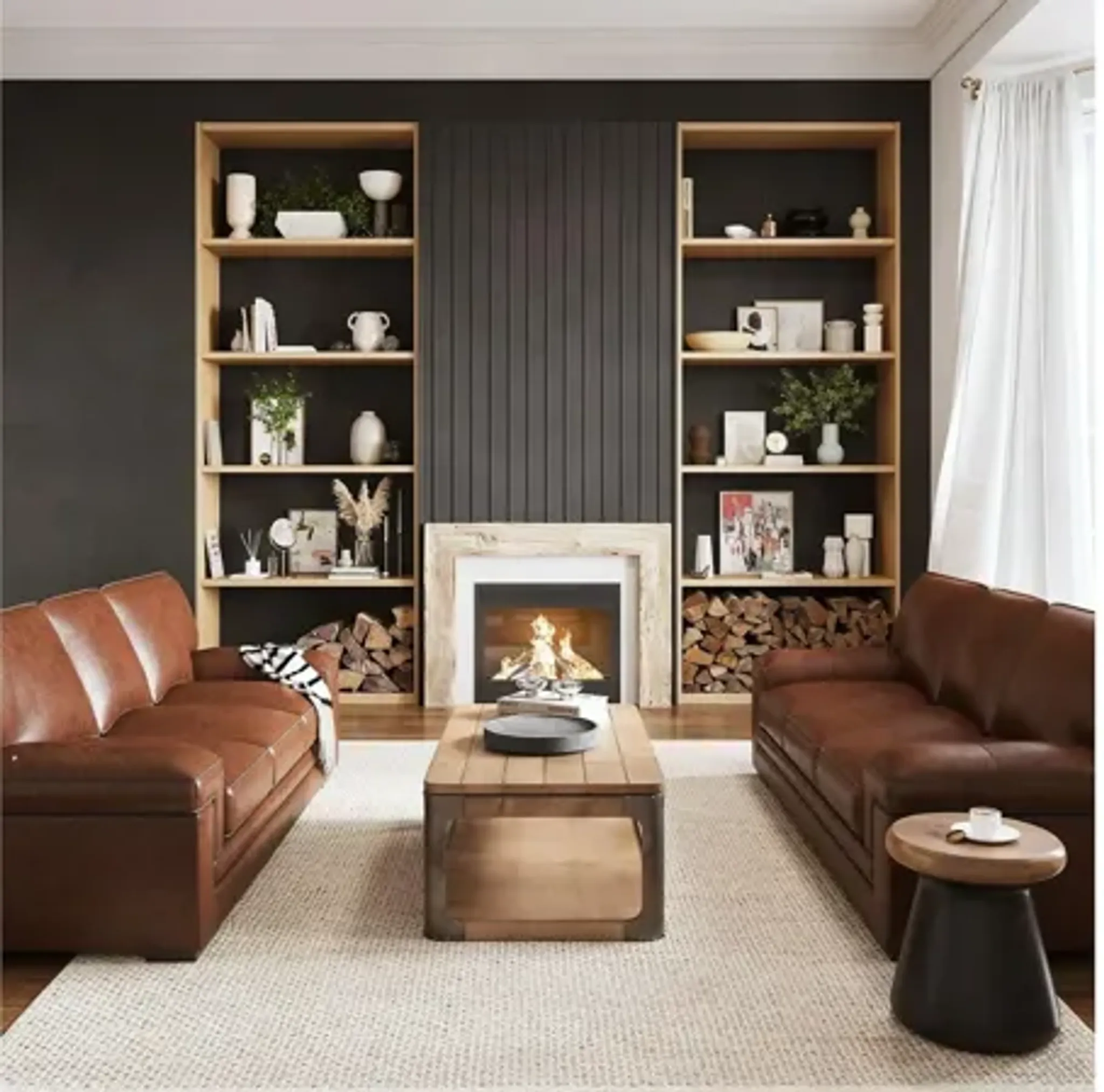 Colton Leather Sofa | Furniture.com