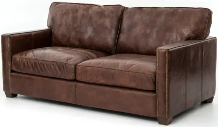 Larkin Leather Sofa in Cigar by Four Hands