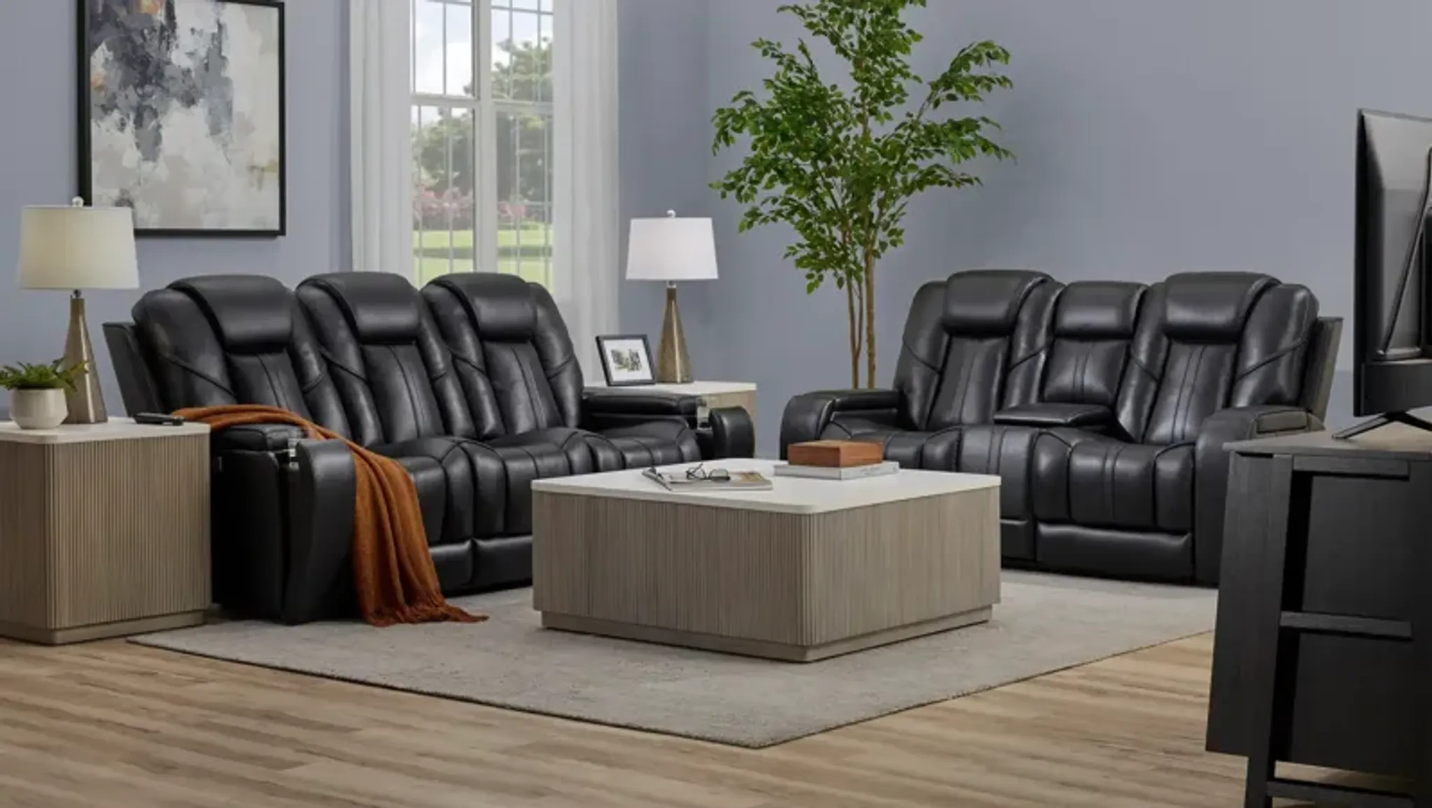 Starlight Zero Gravity Triple Power Sofa w/ Immersive